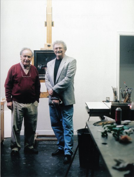 1998 - Con Mel Ramos en su estudio de Madrid